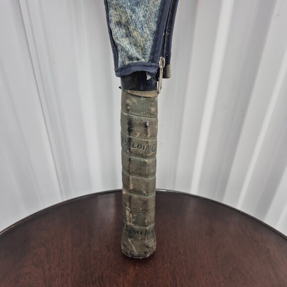 Spalding Graphite The Denim Tennis Racquet w/ Cover 4 3/8 - Picture 3 of 16